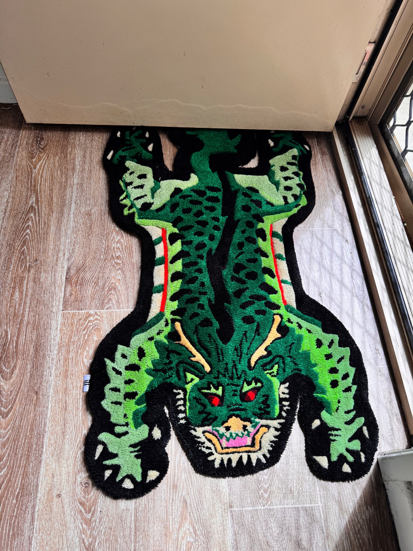 “Sky dweller” Forrest Green WALL Rug- Unique Anime Modern Luxury Art Décor