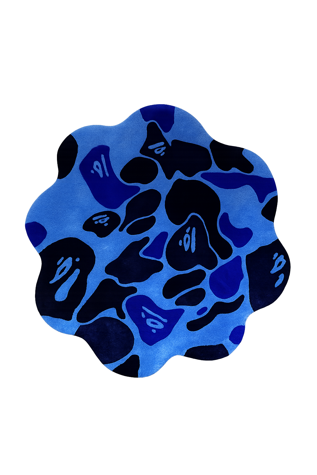BapeCamo “SPLAT” Rug / BLUE