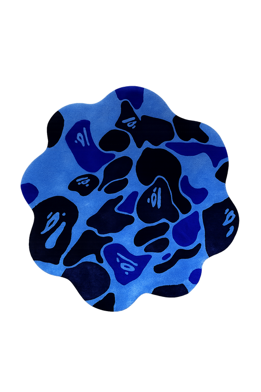 BapeCamo “SPLAT” Rug / BLUE