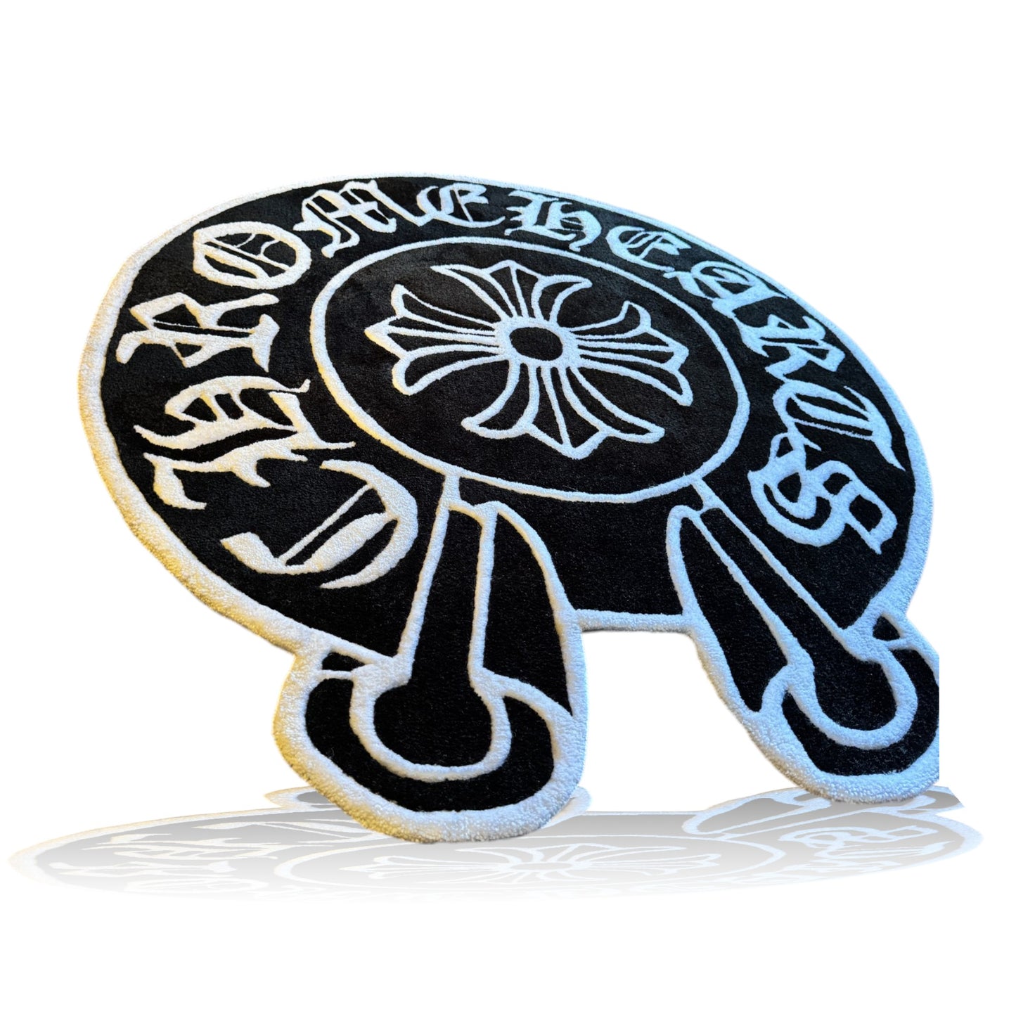 Chrome Hearts Round Rug.1- Hand-Tufted Luxury Custom Streetwear