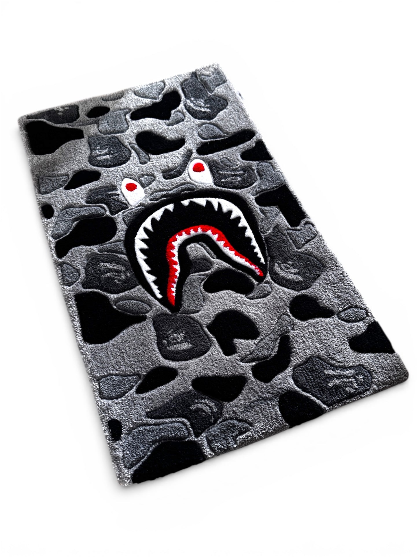 Grey BAPE CAMO Rug