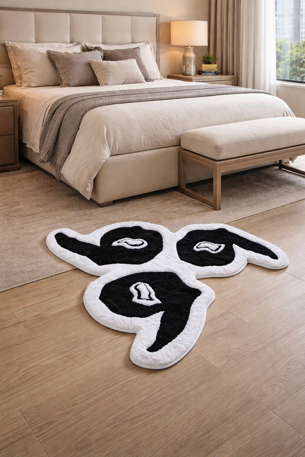 666 Geometric Symmetry Sigil Rug