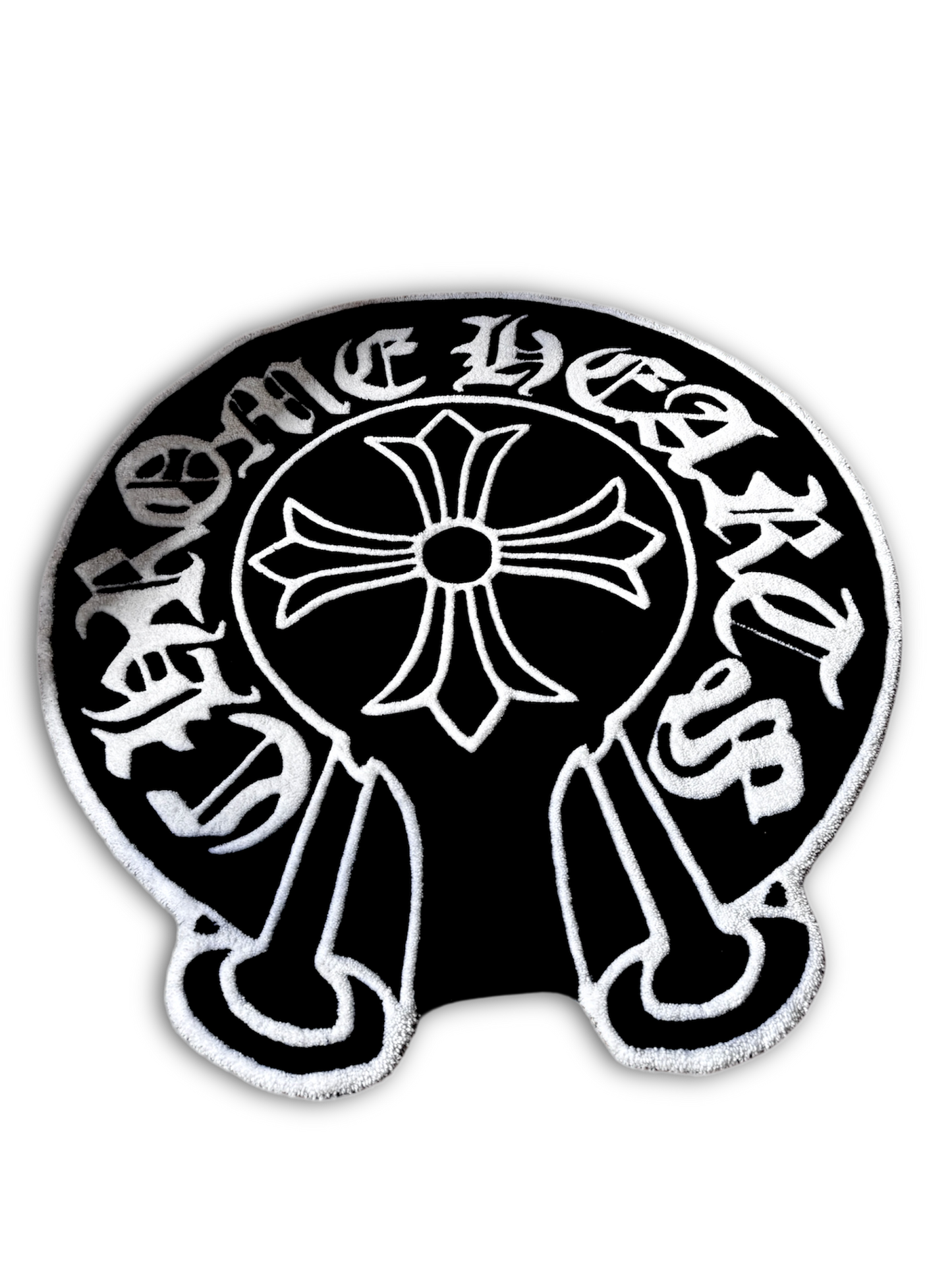 Chrome Hearts Round Rug.2 - Hand-Tufted Luxury Custom Streetwear