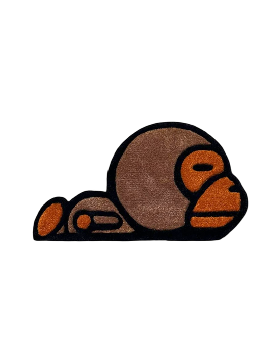 BabyMilo Sleeping Monkey Rug